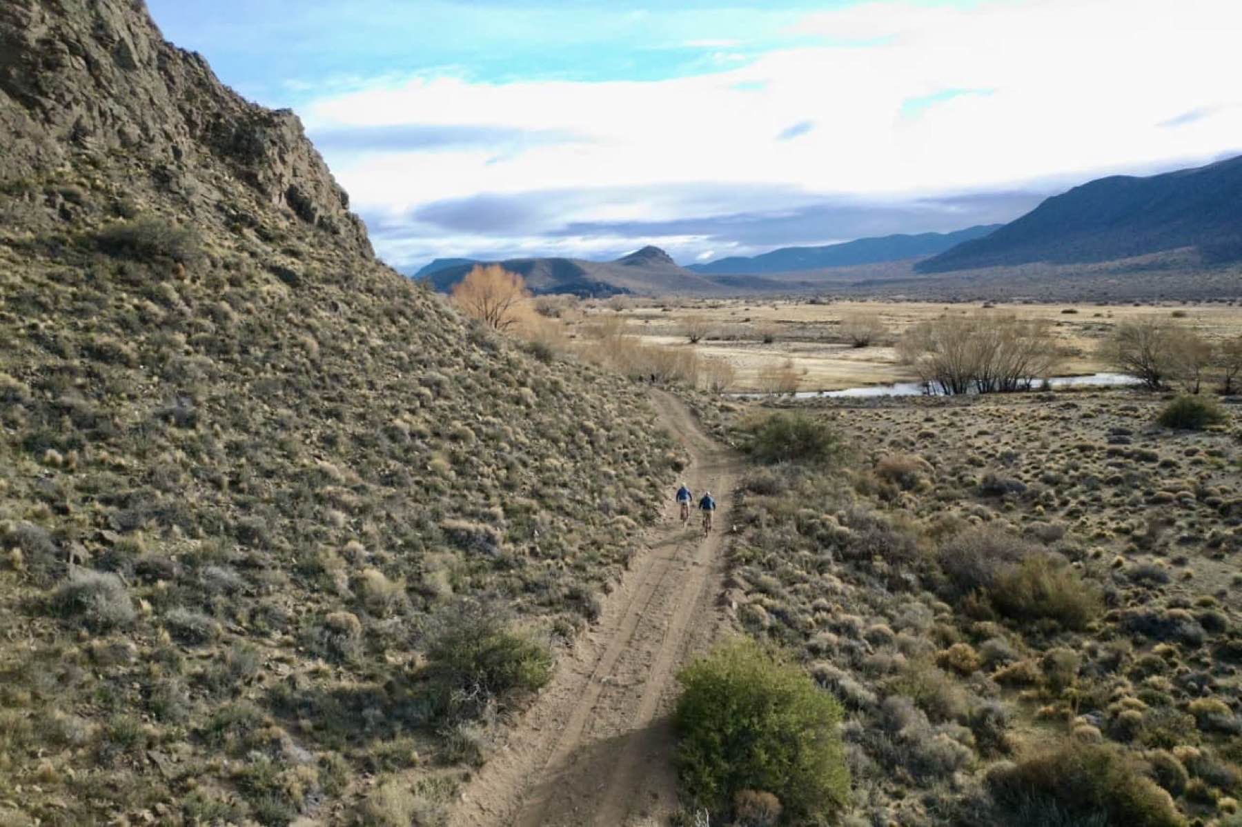 Exploring Arroyo Pescado by mountain bike