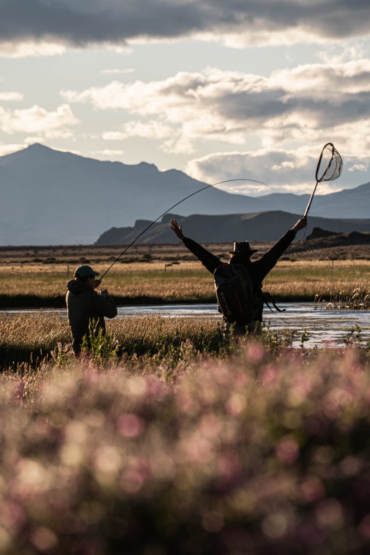 Fly fishing at Arroyo Pescado
