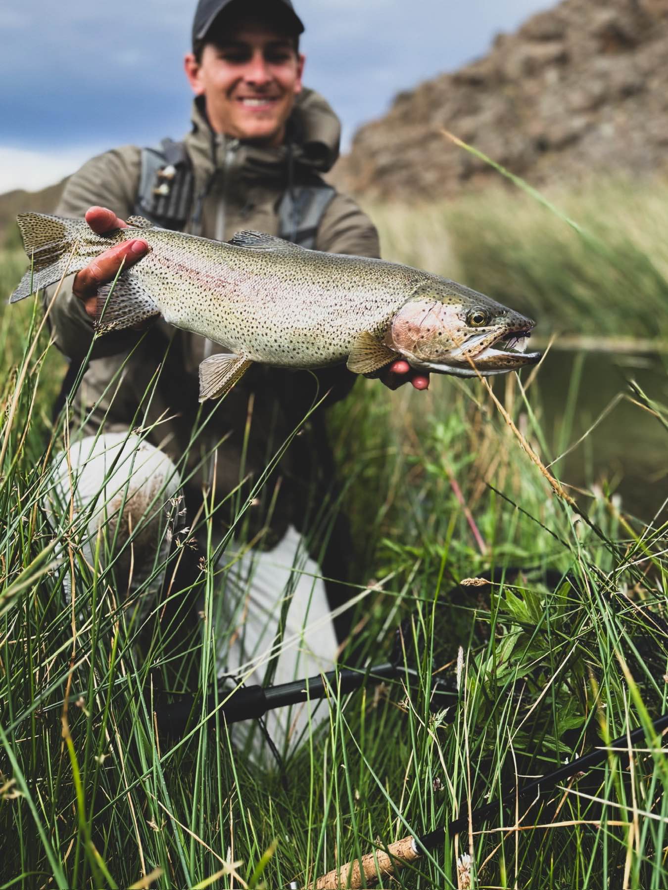 Dry-fly fishing in Patagonia
