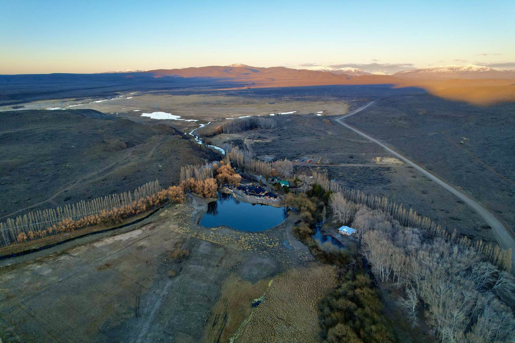 The new lodge beside Arroyo Pescado