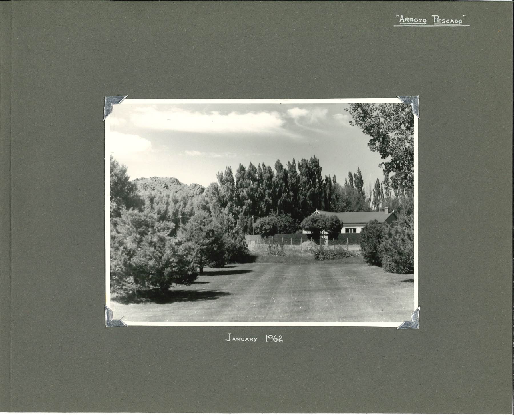 Historic record of Arroyo Pescado