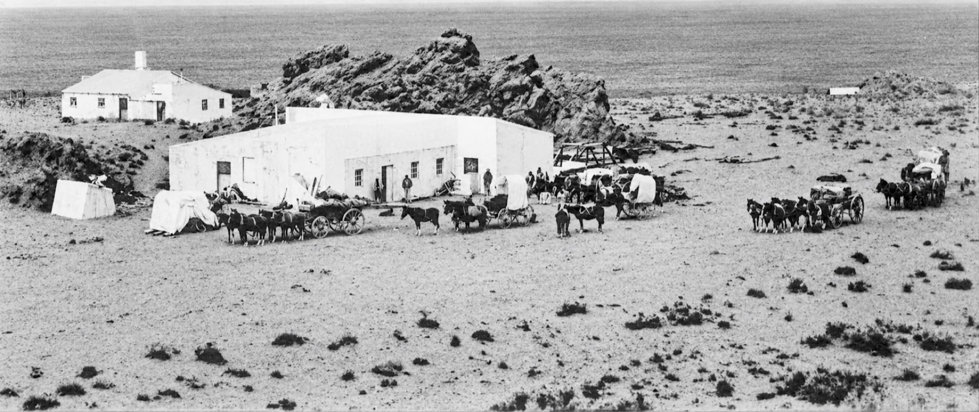 Historic photograph from the estancia