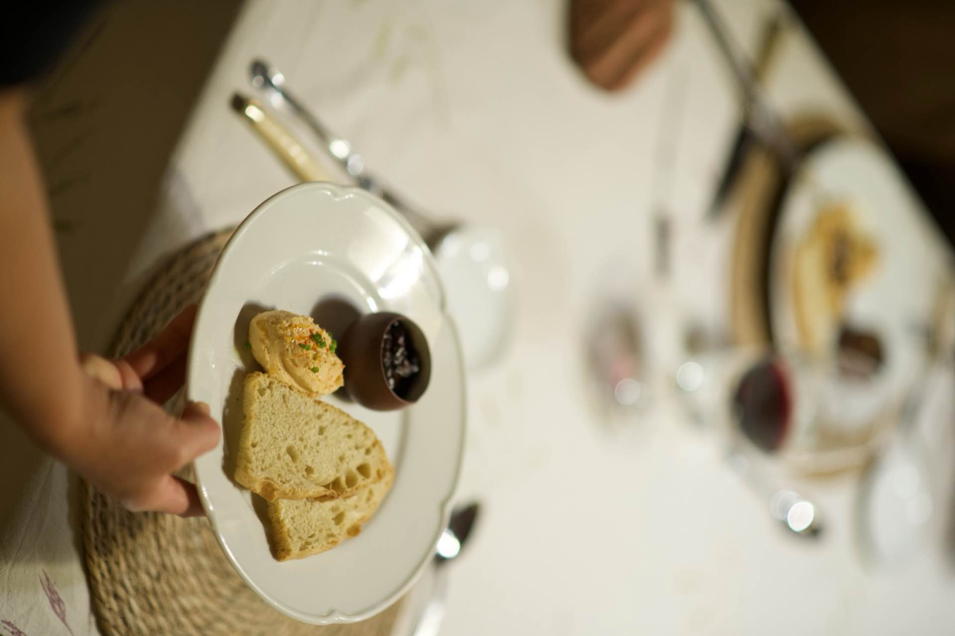 Dinner being served